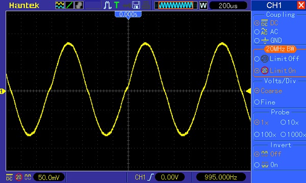 Hantek DSO5202P Waveform 2
