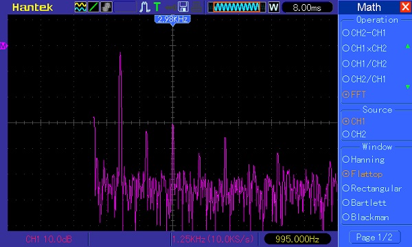 Hantek DSO5202P Waveform