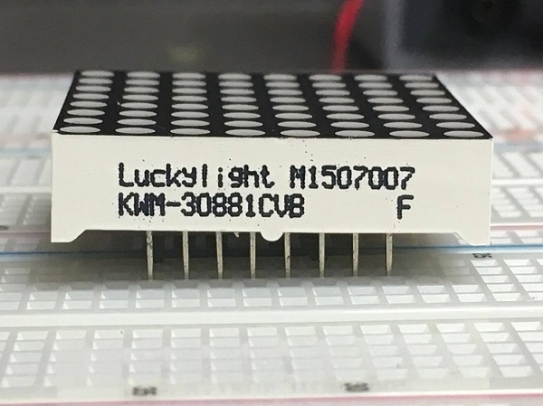 LED Matrix Breadboard Find Pin 1