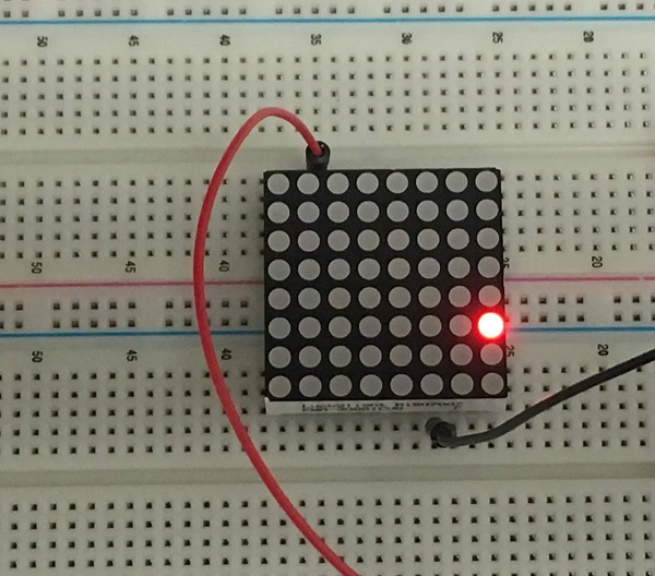 LED Matrix Breadboard Finding Pin 1 and 16