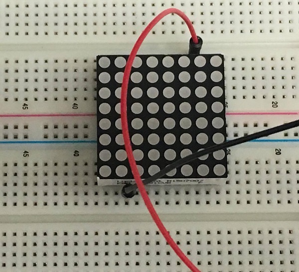 LED Matrix Breadboard Testing Find Pin 1