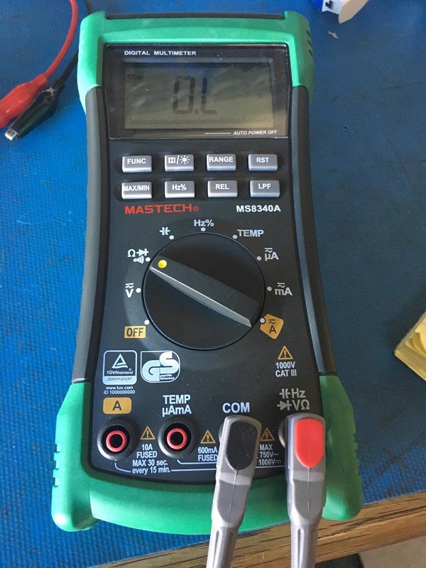 Multimeter Continuity Mode