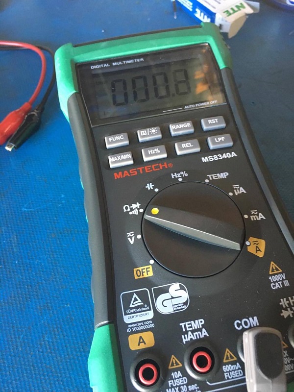 Multimeter Continuity