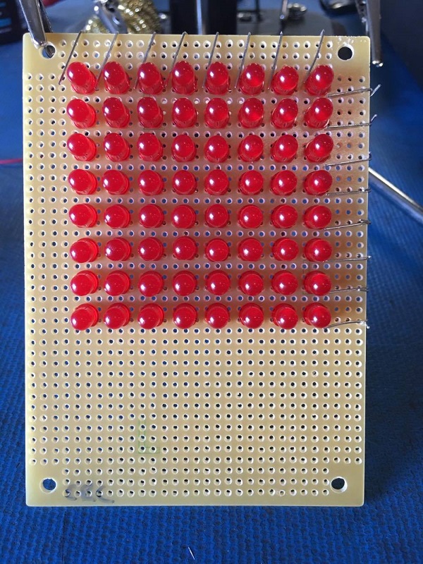 completed led matrix