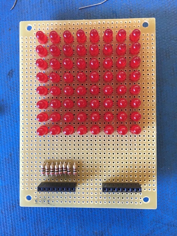 resistors in matrix top