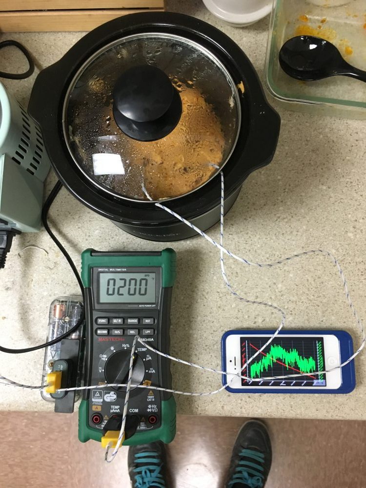 Variac Crock-Pot Experiment