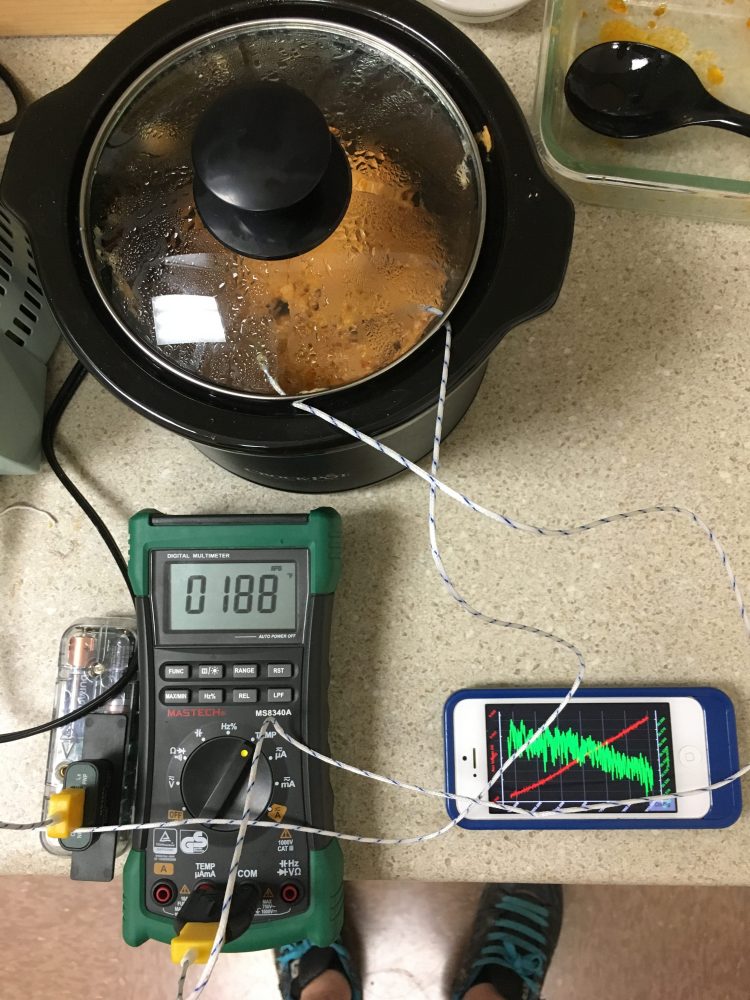 Variac Crock-Pot Experiment