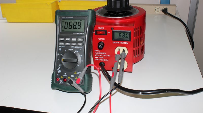 Monitoring Variac Output with a Digital Panel Meter (DPM)