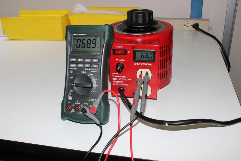 Monitoring Variac Output with a Digital Panel Meter (DPM)