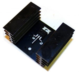 Powered BreadBoard-272a LM7805 heatsink configuration