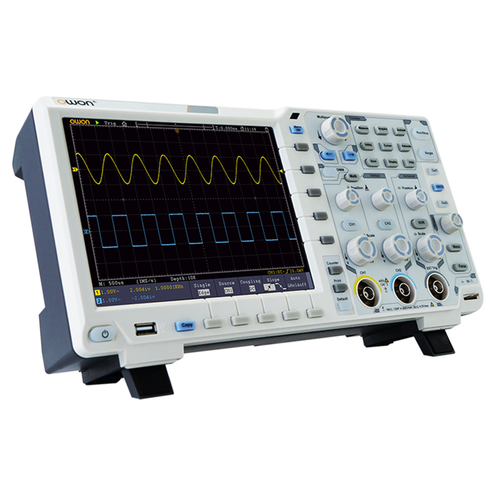 OWON-XDS3102A-2Ch-100MHz-n-in-1-Digital-Oscilloscope-with-Multi-Touch-Touchscreen Best Portable and Handheld Oscilloscopes