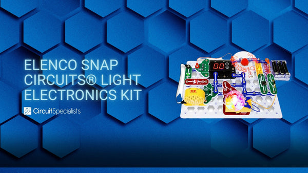 Elenco Snap Circuits LIGHT Electronics Kit, stem kits, best stem kits for students, stem education 