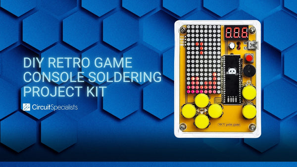 DIY Retro Game Console Soldering Project Kit, stem kits, best stem kits for students, stem education, retro gaming kit