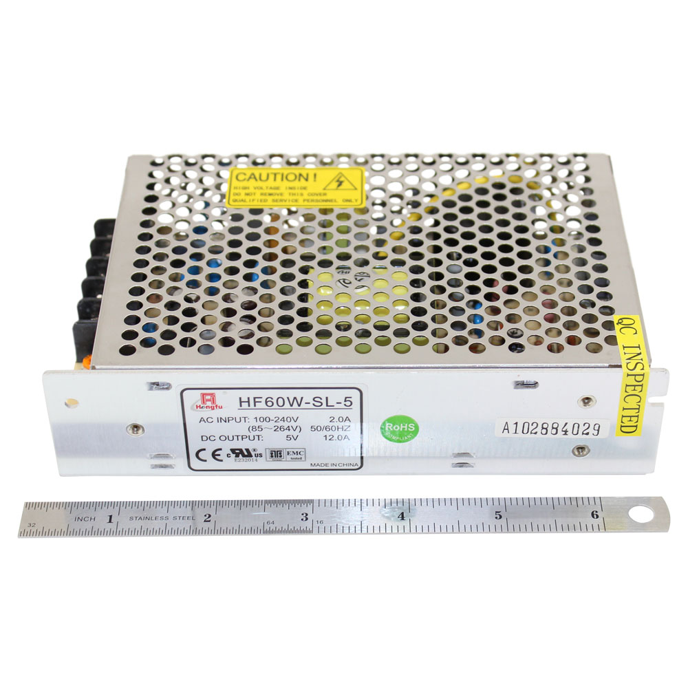 60W 5V 12A Single Output Switching power supply AC TO DC 