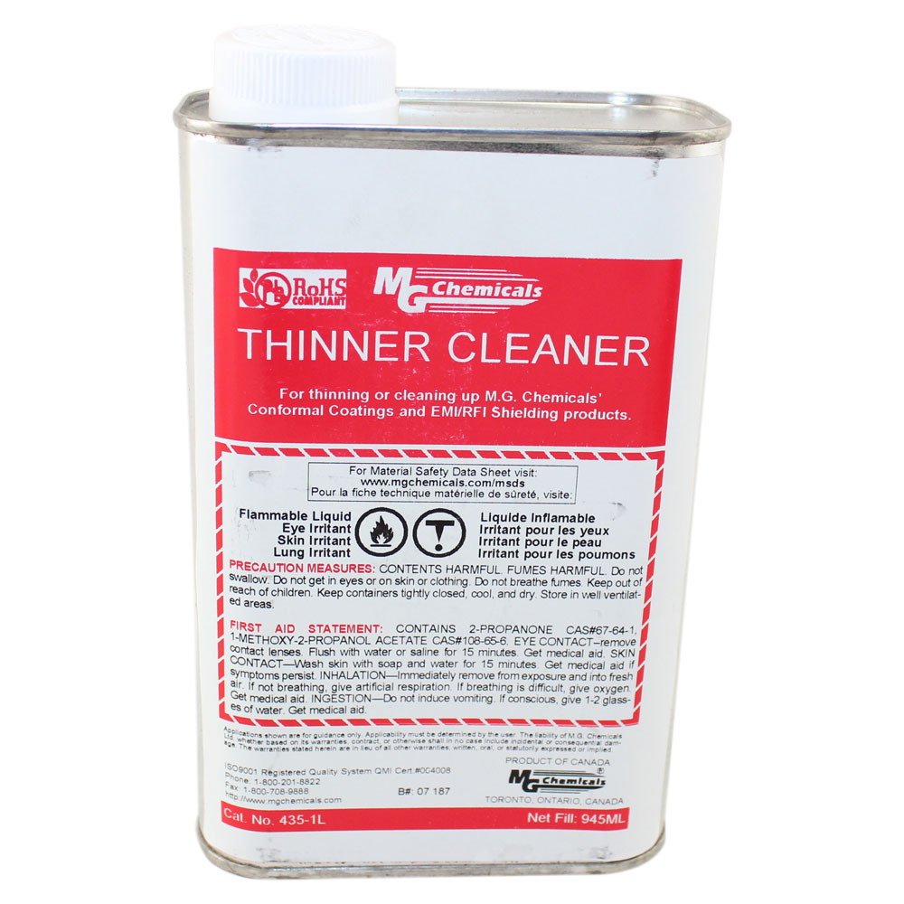 35 oz. liquid, Conformal Coating Thinner/Cleaner