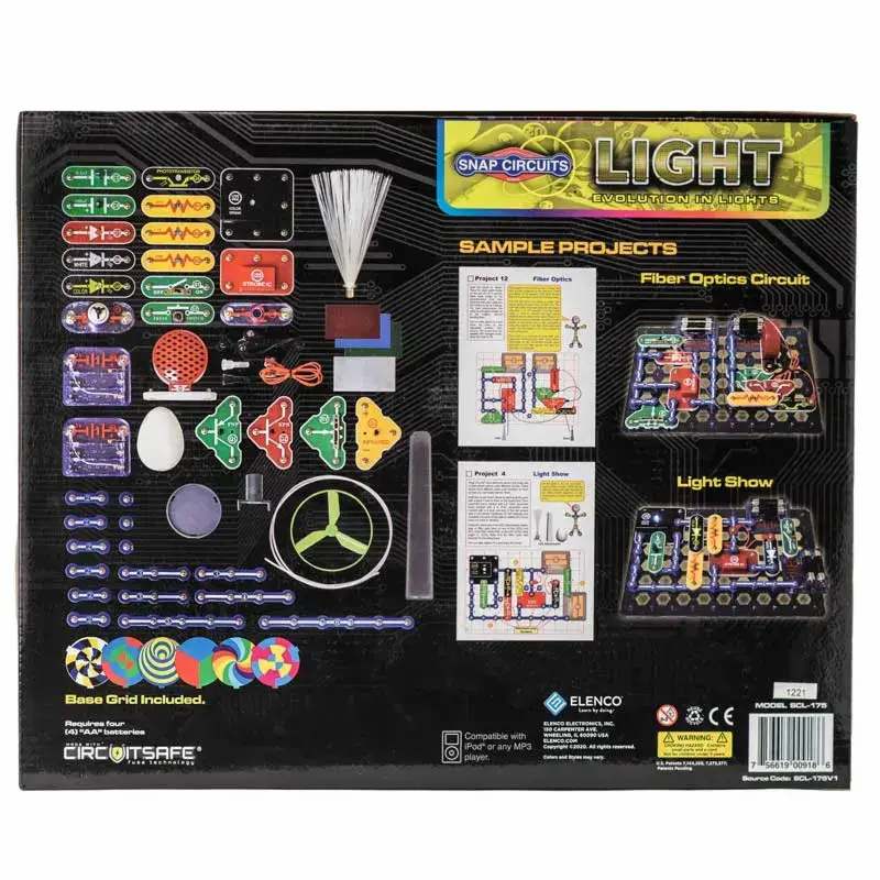Elenco Snap Circuits Light | SLC-175 | Circuit Specialists