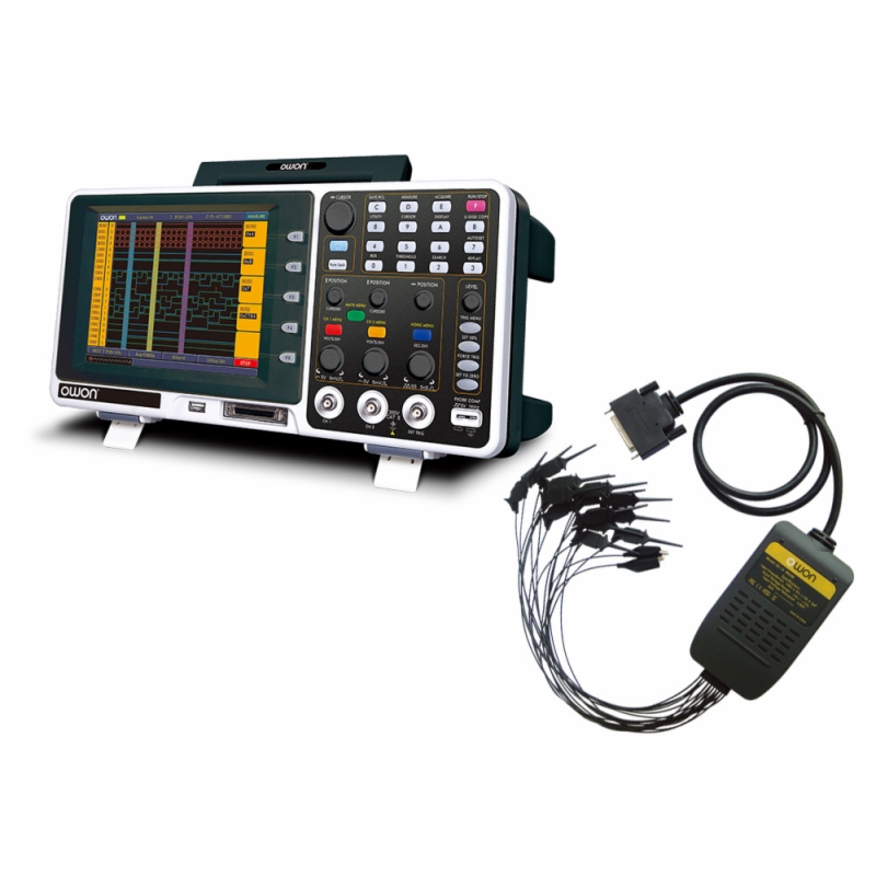 OWON MSO8202T Logic Analyzer with 200 MHz 2 Ch Digital Oscilloscope