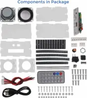 ClAZTyict DIY Bluetooth Speaker Kit Met FM Radio Diy Solderen Project Praktijk Soldeer Diy Elektronische Kit 2x3W Speaker A