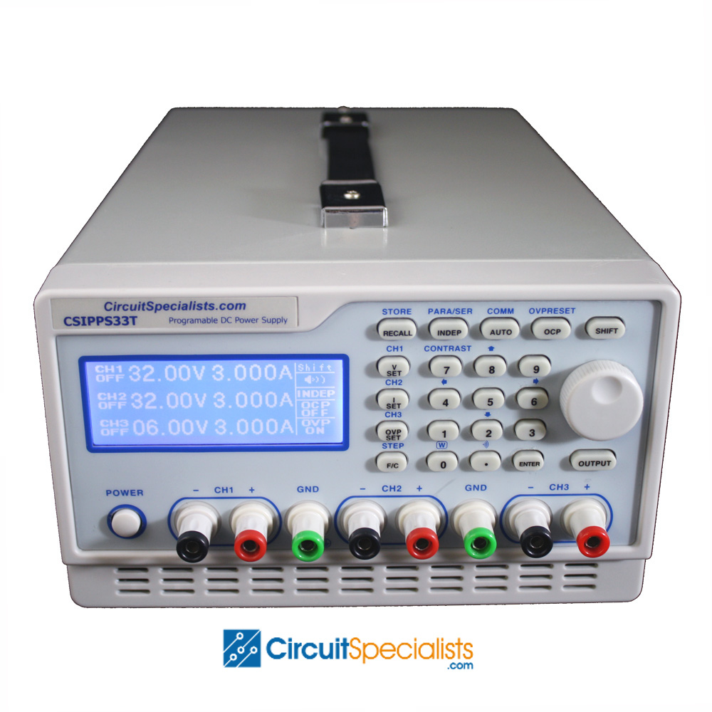 Programmable DC Bench Power Supply 0 36V 0 3A