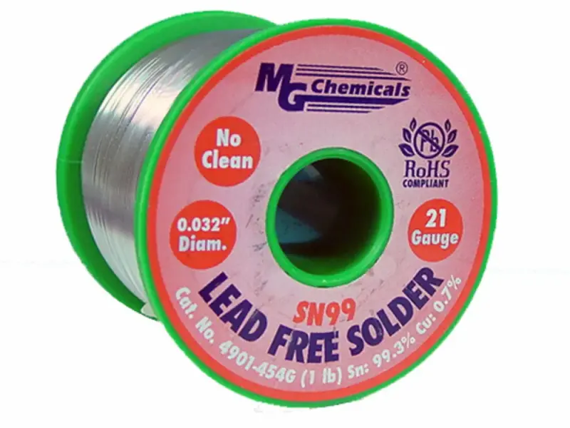 MG Chemicals Sn99 Lead Free Solder Wire (227g/0.8mm ) | Circuit
