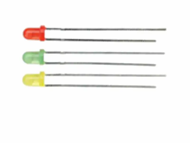 Lot de 10 LED diode rouge 3 mm - 2 broches / 10x red LED 3mm - 2 pins