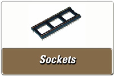 28 Pin Solder Tail Low Profile Dual Wipe IC Socket