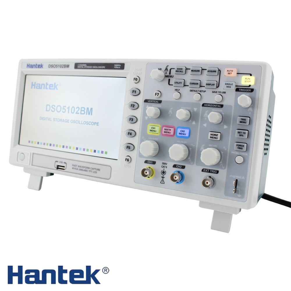 HANTEK 100 MHZ DUAL CH OSCILLOSCOPE W 2 M MEMORY DEPTH