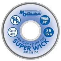 MG CHEMICALS 426 DESOLDERING BRAID #4 FINE BRAID SUPER WICK