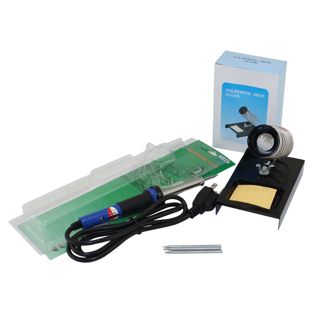 40 watt Soldering Iron with stand and 3 tips