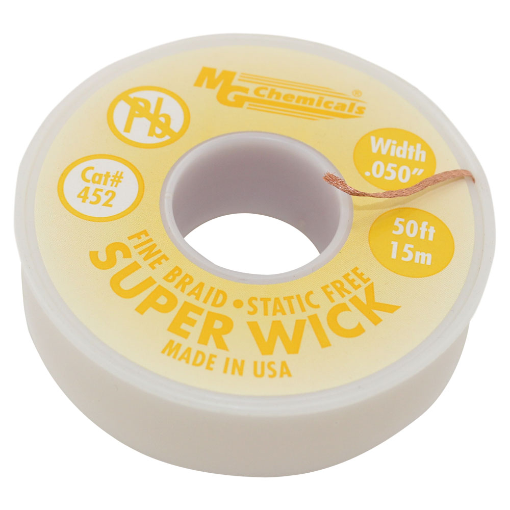 SUPER WICK # 2 YELLOW STATIC FREE 50 FT ROLL