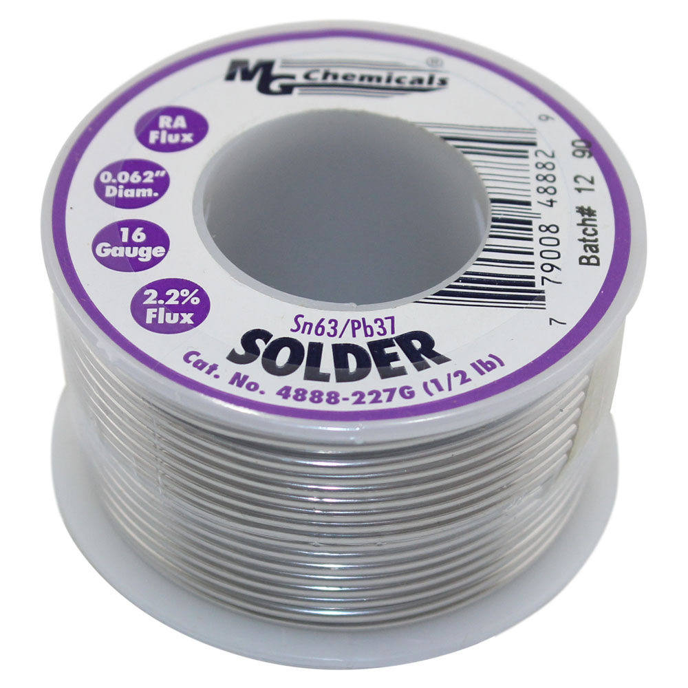 SN63/PB37 SOLDER DIAM. .062