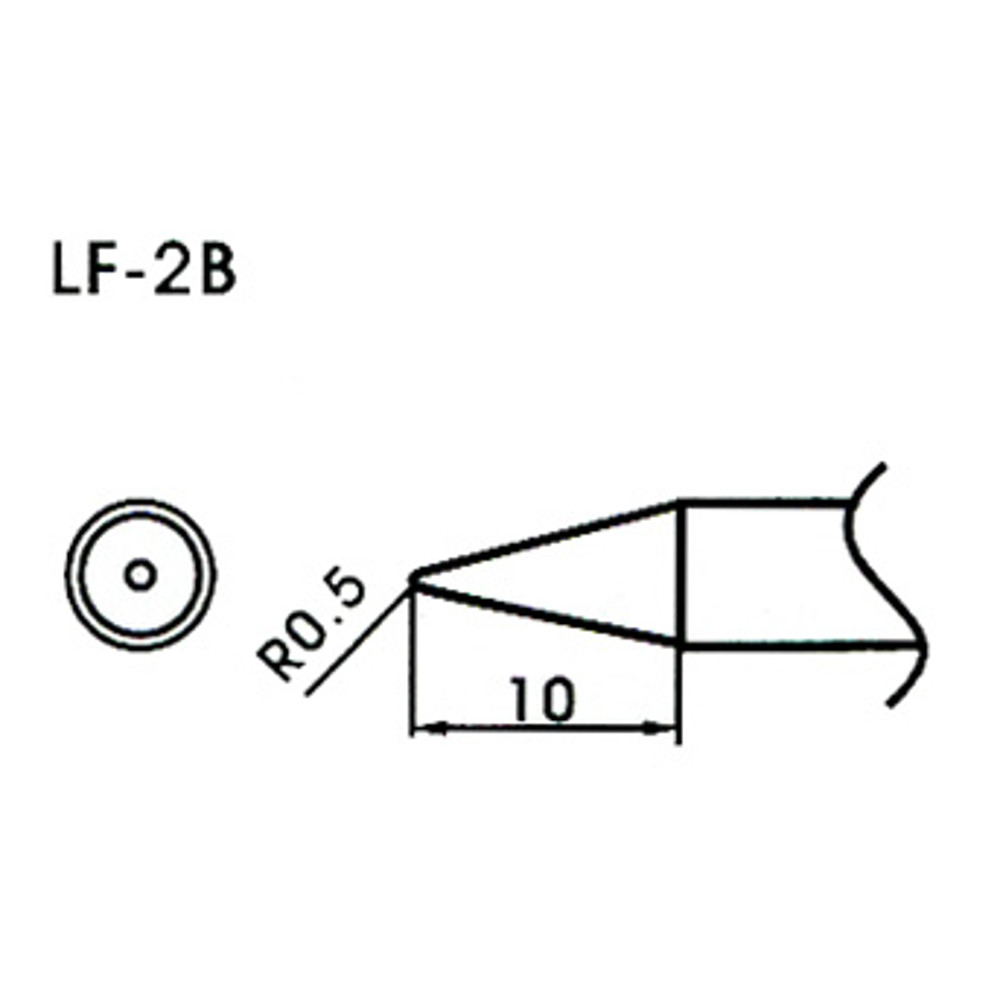 2mm Conical Type Lead-Free Solder Tip/Element