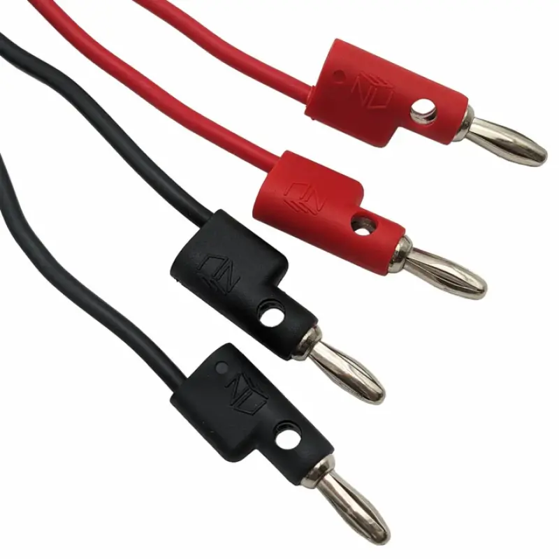 ✳︎Banana✳︎ 5 Foot Banana to Banana Lead Set (Includes 1 Red and 1 Black, 60