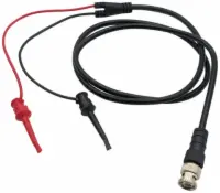 BNC TO IC TEST HOOK LEAD, 36" LONG COAX AND 8" LONG CONNECTING WIRES