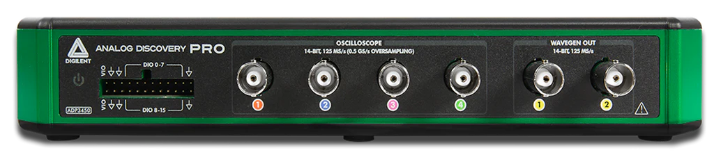 Analog Discovery Pro 3000 Series (ADP3450): Portable High Resolution Mixed Signal Oscilloscope