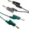 Green and Black Banana to Banana Test Lead Set, 36"