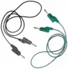 Green and Black Banana to Banana Test Lead Set, 36"