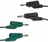 Green and Black Banana to Banana Test Lead Set, 36"