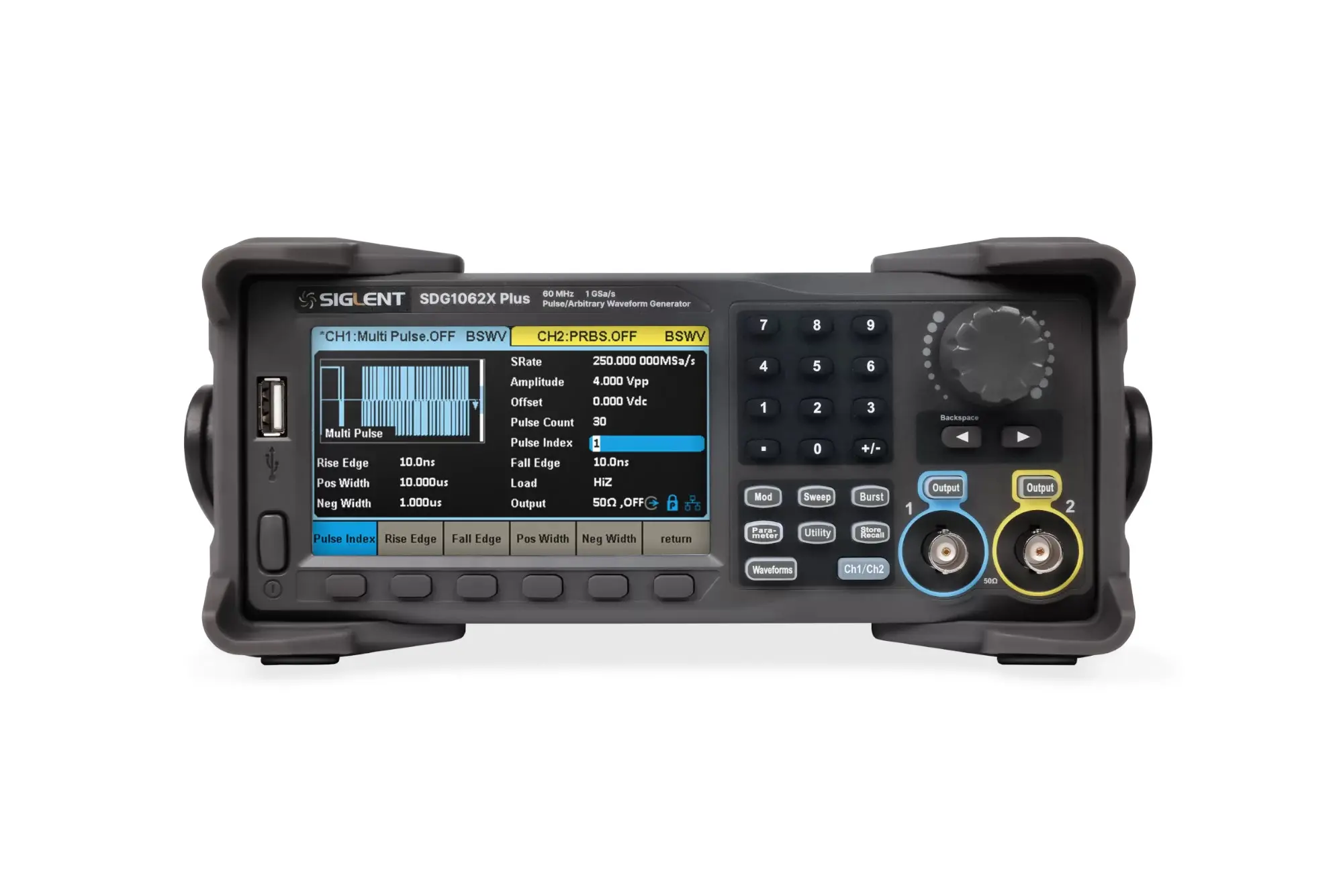SIGLENT 60 MHZ, 2 CHANNEL FUNCTION/ARBITRARY WAVEFORM GENERATOR