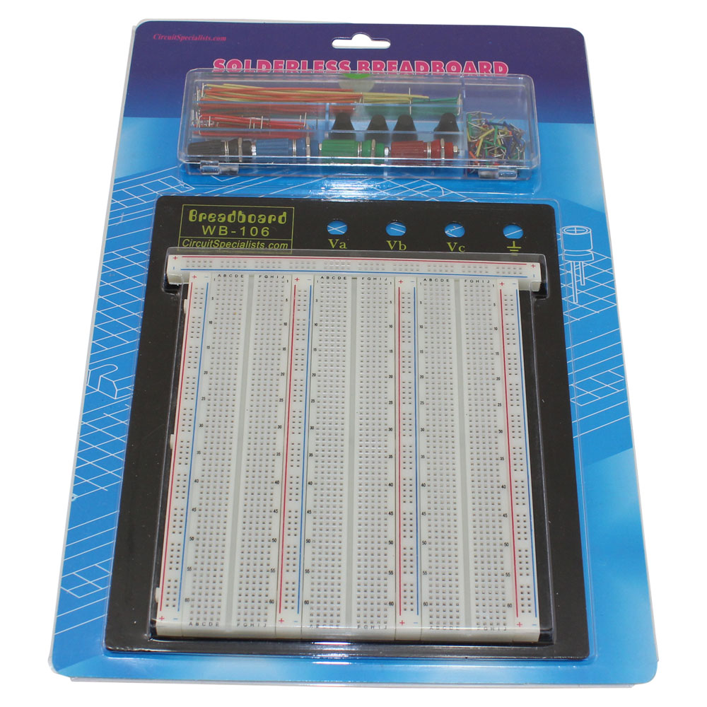 WB-106-1+J Solderless Breadboard with Jumpers