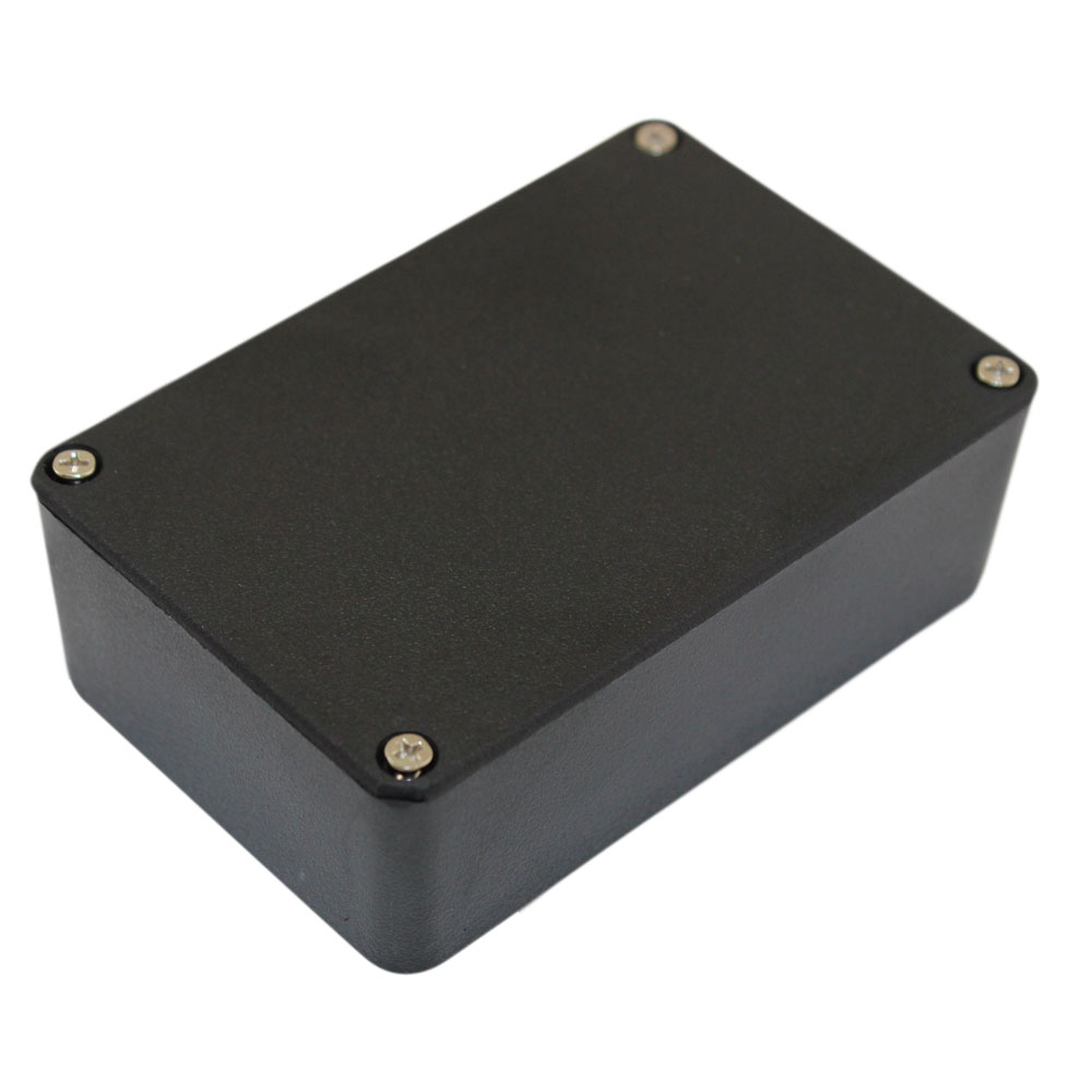 Black Plastic Electronic Project Box Enclosure case 5 x 2.5 x 1.6 2 pcs USA made 