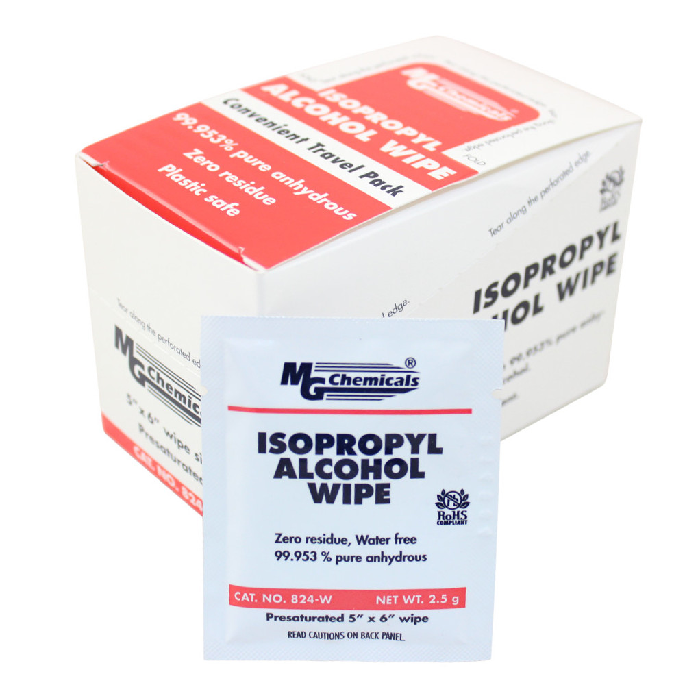 ISOPROPYL ALCOHOL WIPES 25 PAC