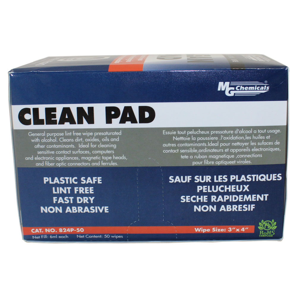 General purpose Lint Free Wipes 50 Per Package
