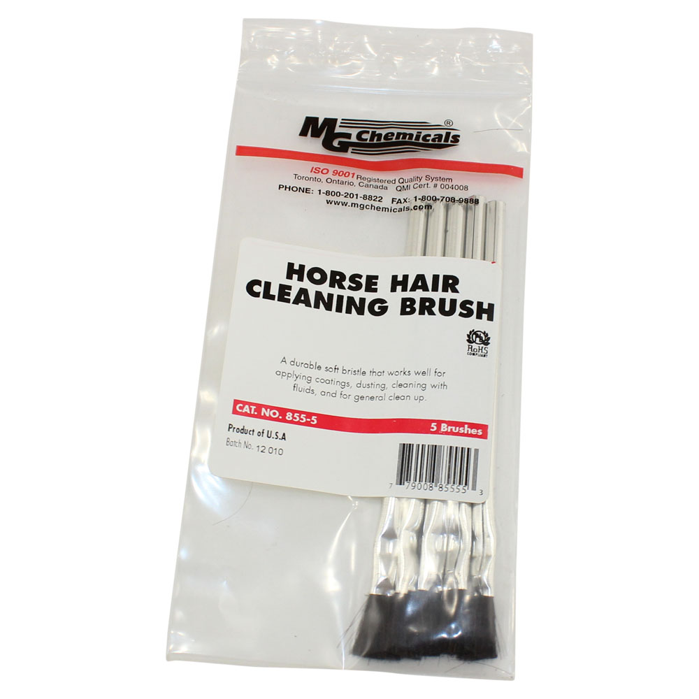 Horse Hair Cleaning Brushes 5 Per Package
