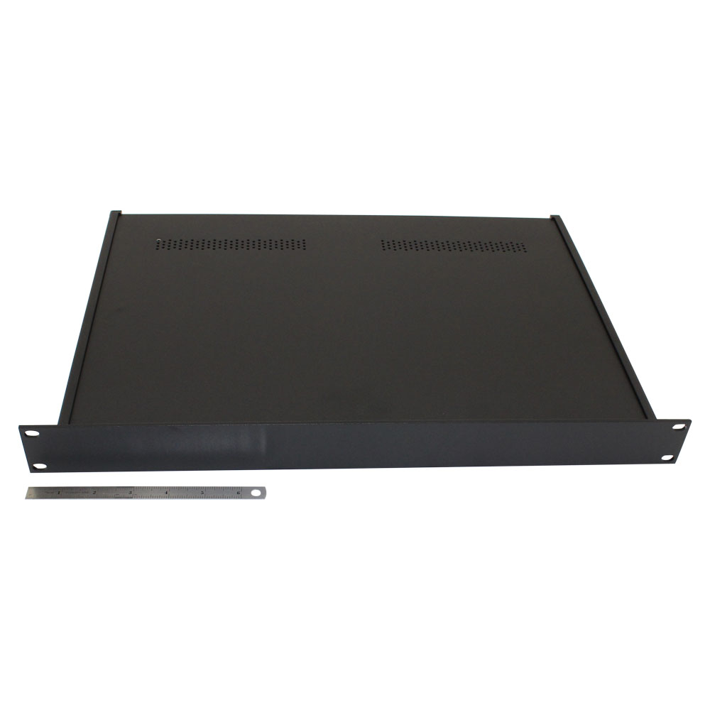 19" Rack Mount Steel Chassis, 1U Height and 300mm Deep