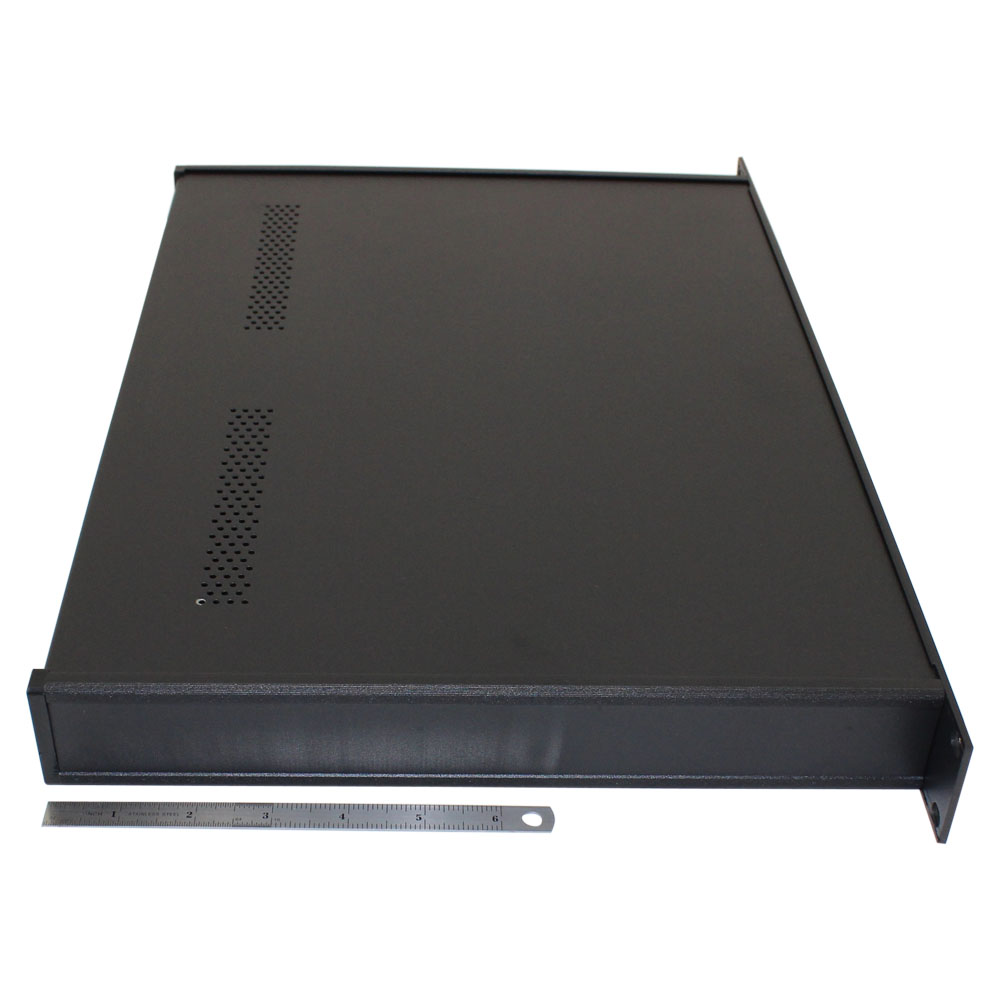 19" Rack Mount Steel Chassis, 1U Height and 300mm Deep