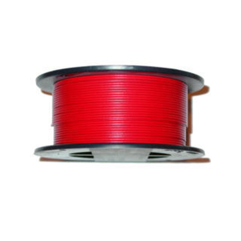 22AWG 100' Solid Red Wire