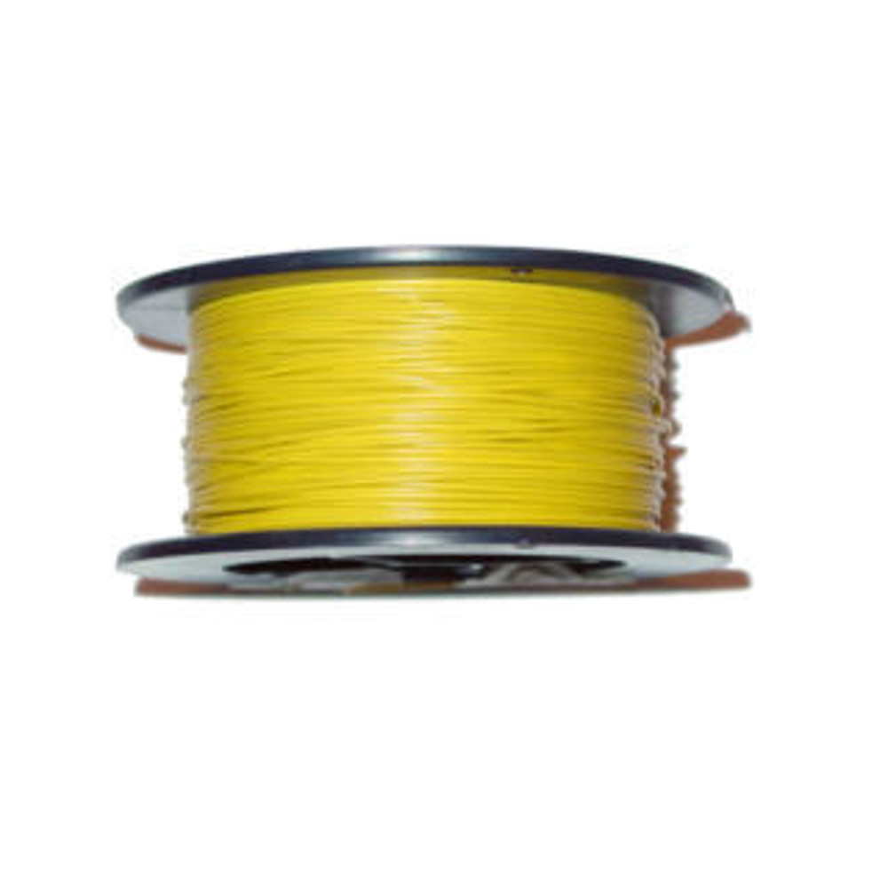 22AWG 1000' Solid Yellow Wire