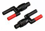 DUAL BANANA PLUG TO FEM BNC AD