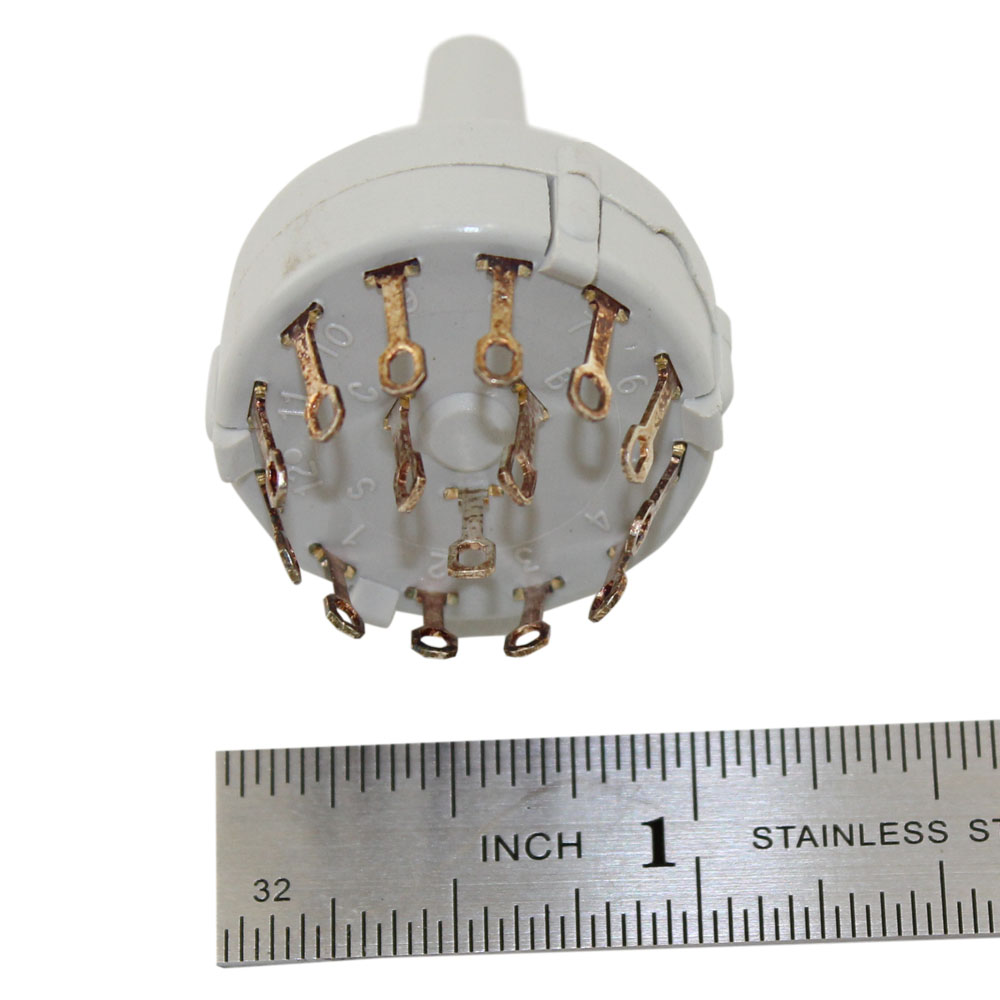 Hi-Rel Adjustable Rotary Switch | 3 Pole 2-4 Position | 10WA366